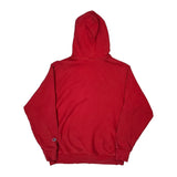 Reverse Weave Champion Hoodie - Large Red Cotton Blend
