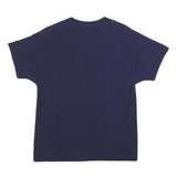 NHL Womens Navy Blue Colorado Avalanche Graphic T-Shirt L Short Sleeve Crew Neck