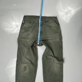 Carhartt Double Knee Carpenter Pants - 34W 34L Gray Cotton