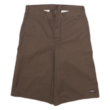 DICKIES Mens Shorts Brown Casual L W30 Workwear Cotton Blend Comfort