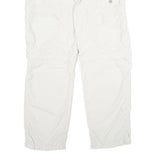 DRYLON Womens White Regular Zip Trousers W32 L30 Lightweight Outdoor Casual