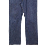 LEVI'S 501 Mens Jeans Blue Regular Straight Denim Medium W38 L32 Classic Button