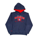 New York Rangers Reebok Graphic Hoodie - Large Navy Cotton Blend