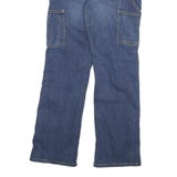 CARHARTT Womens Regular Fit Blue Denim Jeans W28 L30 Workwear Zip Pockets