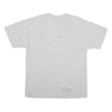 CHAMPION Mens Grey Mocha Nut Coffee Shop Graphic T-Shirt L Short Sleeve Crew