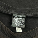 Skateboarding Santa Cruz Graphic T-Shirt - XL Black Cotton
