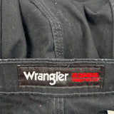 Wrangler Cargo Trousers - 39W 32L Black Cotton