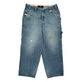 Ecko Unltd Cargo Carpenter Jeans - 36W 30L Blue Cotton