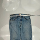 501 Levis Jeans - 34W 30L Light Wash Denim