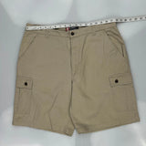 Chaps Ralph Lauren Cargo Shorts - 36W 8L Beige Cotton