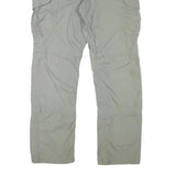 CHARLES VOGELE Mens Regular Fit Beige Polyester Blend Trousers W34 L31 Cargo