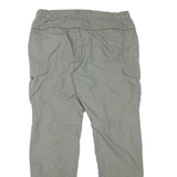 CHARLES VOGELE Mens Regular Fit Beige Polyester Blend Trousers W34 L31 Cargo