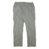 CHARLES VOGELE Mens Regular Fit Beige Polyester Blend Trousers W34 L31 Cargo