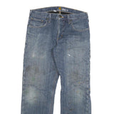 CARHARTT Mens Relaxed Fit Blue Denim Jeans W33 L30 Zip Casual Workwear