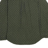 PRESWICK & MOORE Mens Green Printed Cotton Shirt XL Classic Button Down