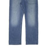 WRANGLER Mens Regular Fit Blue Denim Jeans W40 L33 Classic Zip Closure