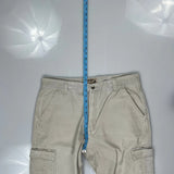 Wrangler Cargo Trousers - 36W 30L Beige Cotton