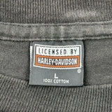 My Pride & Joy Harley Davidson Cartoon Vest - Large Black Cotton