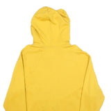 AIR JORDAN Mens Yellow Hoodie L Zip Up Cotton Blend Casual Sweatshirt