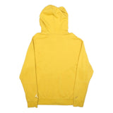 AIR JORDAN Mens Yellow Hoodie L Zip Up Cotton Blend Casual Sweatshirt