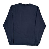 Carhartt Long Sleeve T-Shirt - Small Navy Cotton