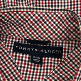 Tommy Hilfiger Checked Shirt - XL Red Cotton