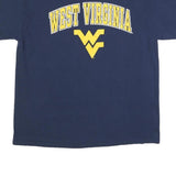 FANATICS Mens Blue West Virginia Graphic T-Shirt XL Short Sleeve Crew Neck