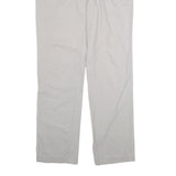 TOMMY HILFIGER Mens Cotton Beige Regular Straight Trousers W36 L34 Casual
