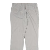 TOMMY HILFIGER Mens Cotton Beige Regular Straight Trousers W36 L34 Casual