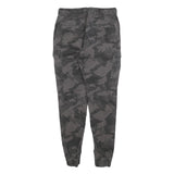 FSBN Womens Cotton Blend Black Camouflage Slim Tapered Trousers W28 L28