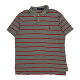Polo By Ralph Lauren Striped Polo Shirt - XL Gray Cotton