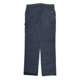 Berne Carpenter Pants - 34W 34L Gray Cotton