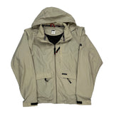 The North Face Windbreaker - Large Beige Nylon