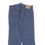 LEVI'S 506 Mens Regular Fit Straight Blue Denim Jeans W33 L27 Classic Zip Pocket