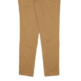 GUESS Womens Cotton Blend Brown Slim Skinny Trousers W30 L28 Stylish Stud Detail