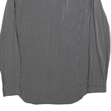 DIESEL Mens Black Striped Cotton Blend Shirt M Button Down Long Sleeve Casual