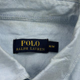 Polo By Ralph Lauren Shirt - Medium Blue Cotton