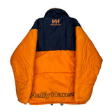 Helly Hansen Spellout Puffer - Small Navy Down And Feather