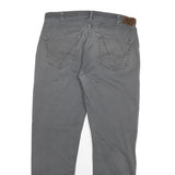 DICKIES Mens Cotton Blend Grey Regular Fit Straight Leg Trousers W34 L32