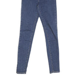 LEVI'S Big E Womens Jeans Blue Slim Skinny Denim Raw W24 L28 Button Fly