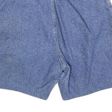 LEE Womens Denim Blue Casual Shorts M W32 Elastic Waistband Vintage Style