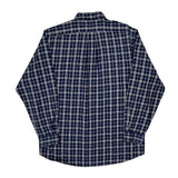 Whitfield Polo By Ralph Lauren Checked Shirt - Medium Blue Cotton
