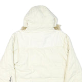 HELLY HANSEN Womens White Puffer Jacket L Polyester Blend Insulated Winterwear