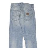 CARHARTT Womens Regular Blue Denim Light Jeans W32 L32 Classic Fit Cotton Blend