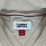 Tommy Jeans T-Shirt - Medium Beige Cotton