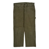 Dickies Carpenter Pants - 34W 31L Green Cotton
