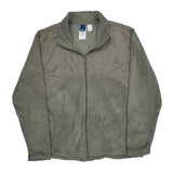 Reebok Full Zip Fleece Jacket - XL Gray Polyester