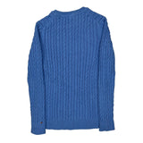 Tommy Hilfiger Logo Tommy Hilfiger Sweater - Large Blue Cotton