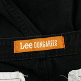 Lee Cargo Shorts - 36W 11L Black Cotton