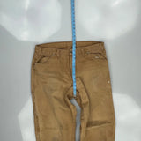 Dickies Carpenter Trousers - 36W 31L Brown Cotton